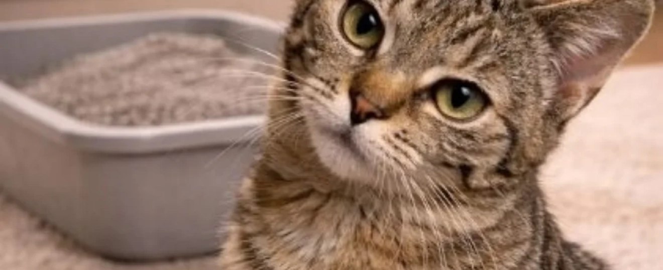 No arrojar arena sanitaria para gatos por el shaft de basura